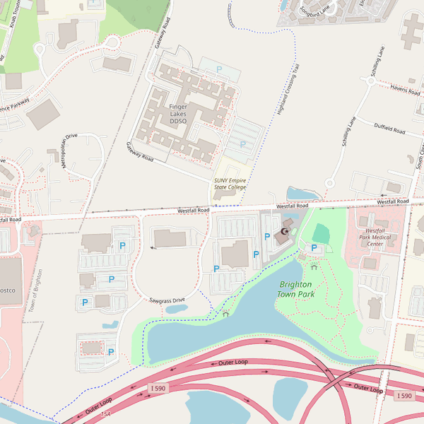 Islamic Center of Rochester location map