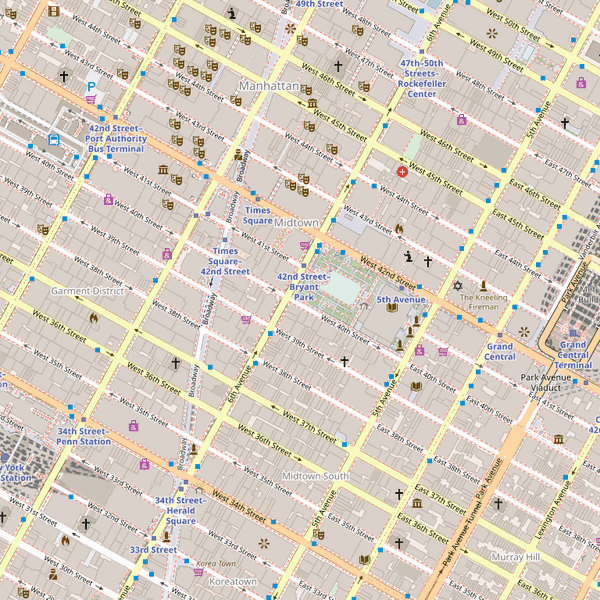 Muslim Center of Manhattan location map